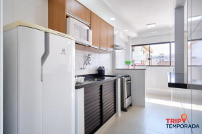 Apartamento com ar condicionado à 100 metros da praia - Edifício Ibiza
